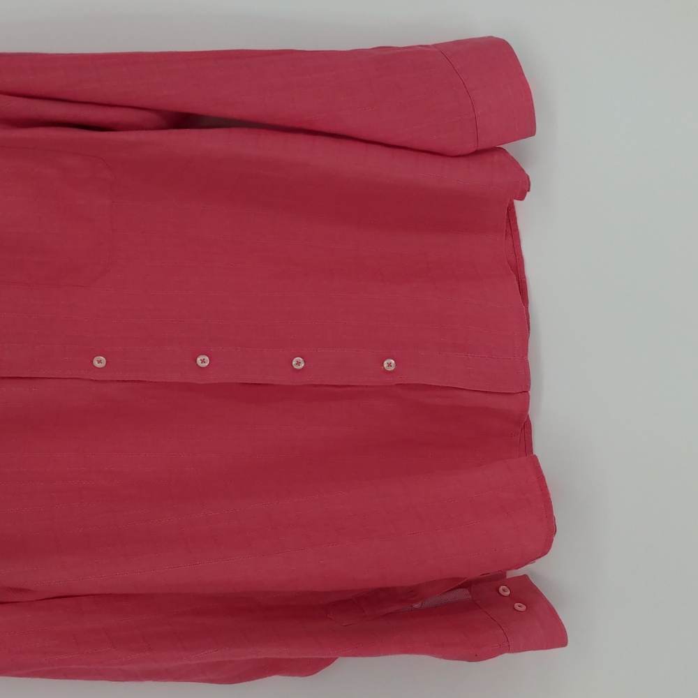 Tommy Bahama Men's Linen Pink‎ Shirt Size Extra Large Button Front Long Sleeve - Picture 3 of 14